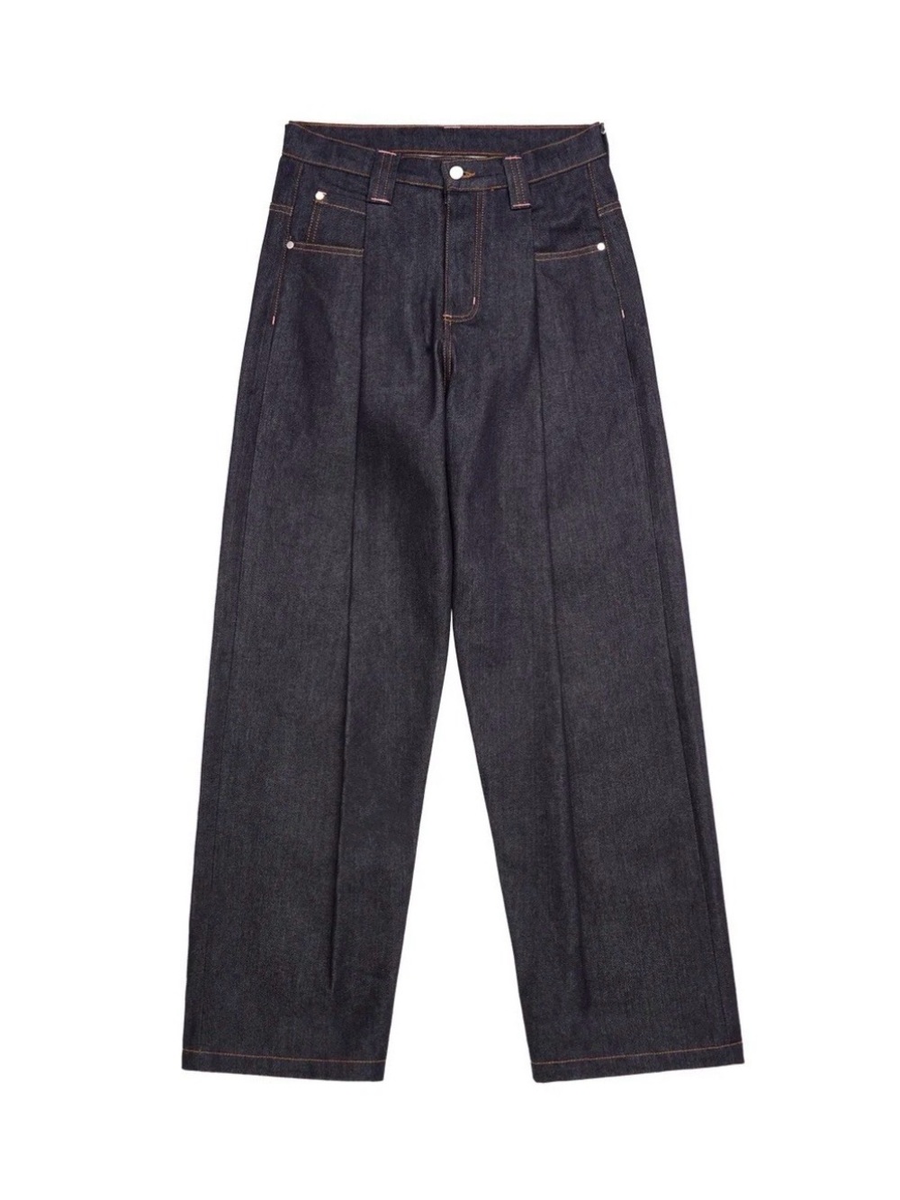 SKYLRK Pleated Denim Jean | RAW